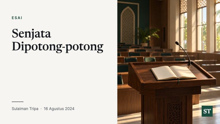Senjata Dipotong-potong