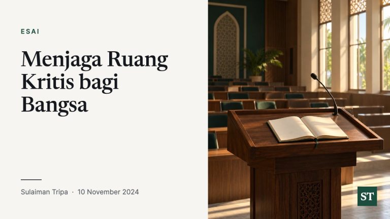 Menjaga Ruang Kritis bagi Bangsa