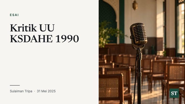 Kritik UU KSDAHE 1990