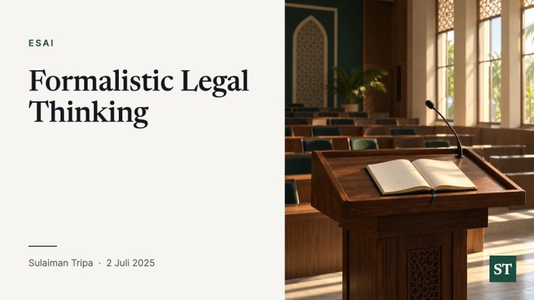Formalistic Legal Thinking