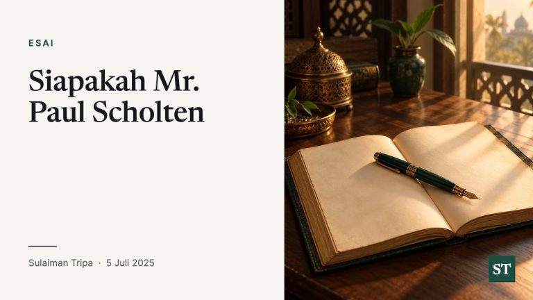 Siapakah Mr. Paul Scholten