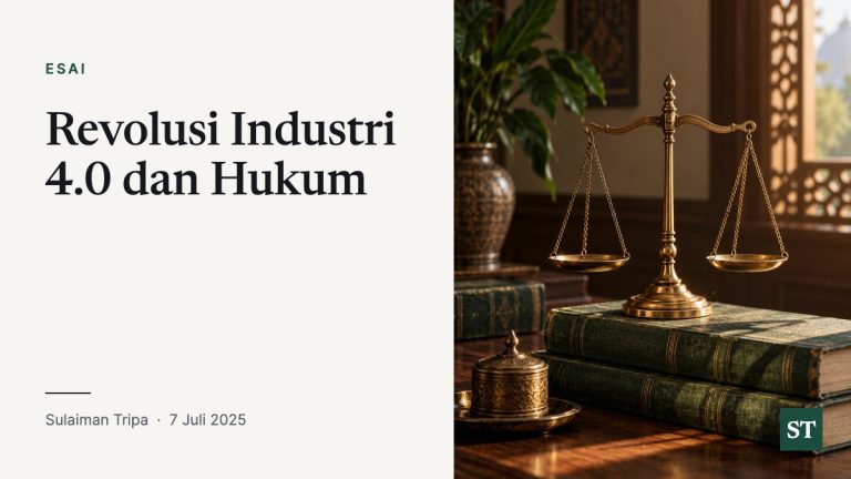 Revolusi Industri 4.0 dan Hukum