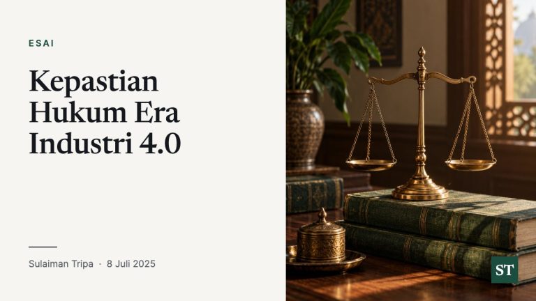 Kepastian Hukum Era Industri 4.0