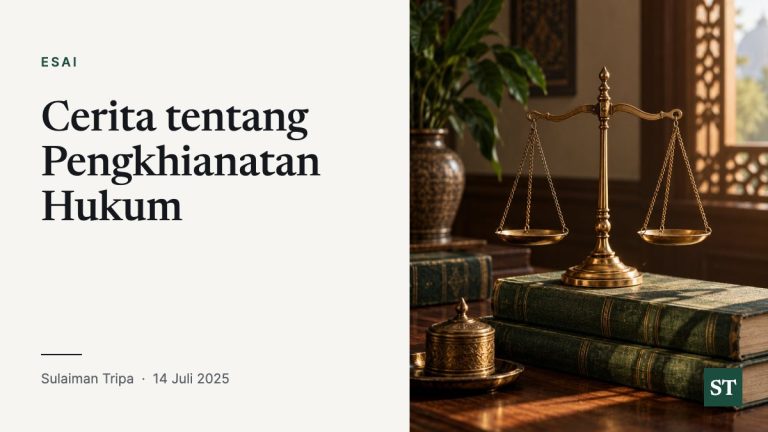 Cerita tentang Pengkhianatan Hukum